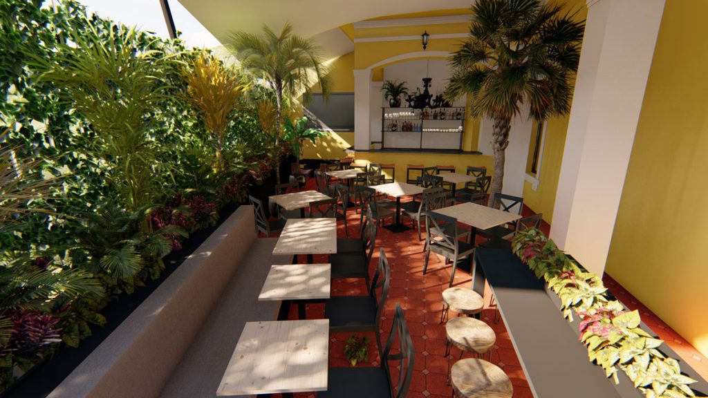 terraza casa ancestro - locales para restaurantes en Cali